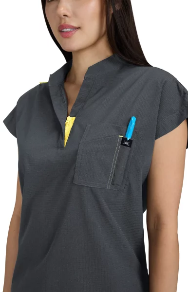 Koi Solis Scrub 1131 Charcoal - Image 2