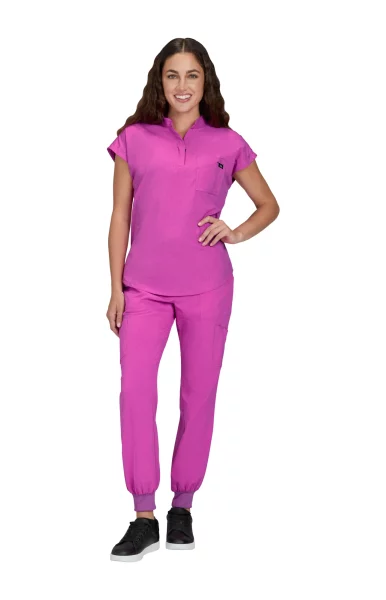 Koi Solis Scrub 1131 HibisPink - Image 5