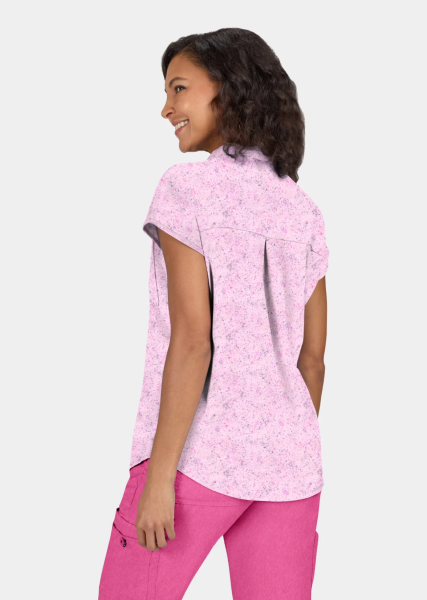 Koi Basics Scrub Estampado 1093PR Splatt Soft Pink - Image 2