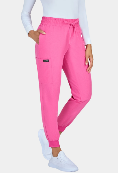 Koi Basics Pantalón Jogger Petite 741 Heather Pink Leomonade