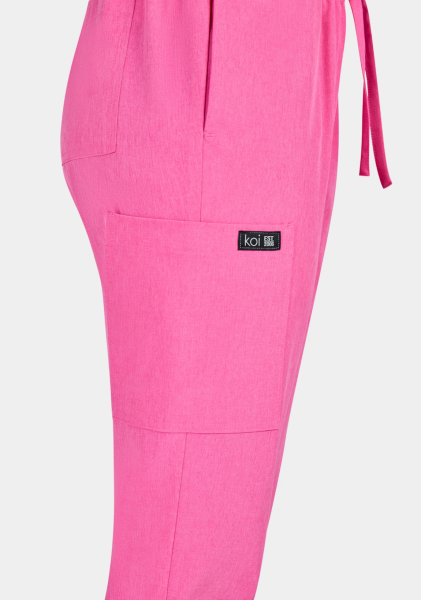 Koi Basics Pantalón Jogger Regular 741 Heather Pink Leomonade - Image 3