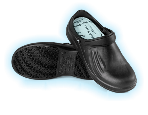 Soft Works Zapatos Antideslizante BB61 Negro