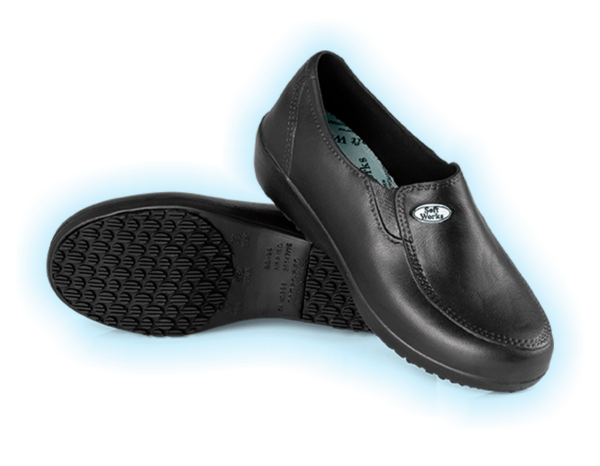 Soft Works Zapato de Dama Antideslizante BB95 Negro