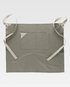 Workteam Delantal M753 Verde Oliva/Gris Topo
