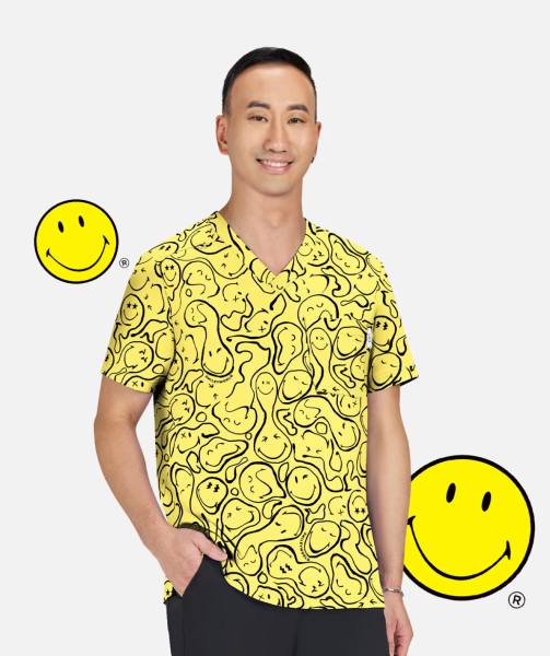 Koi Smile World Scrub Estampado S650PR TrippySmiles