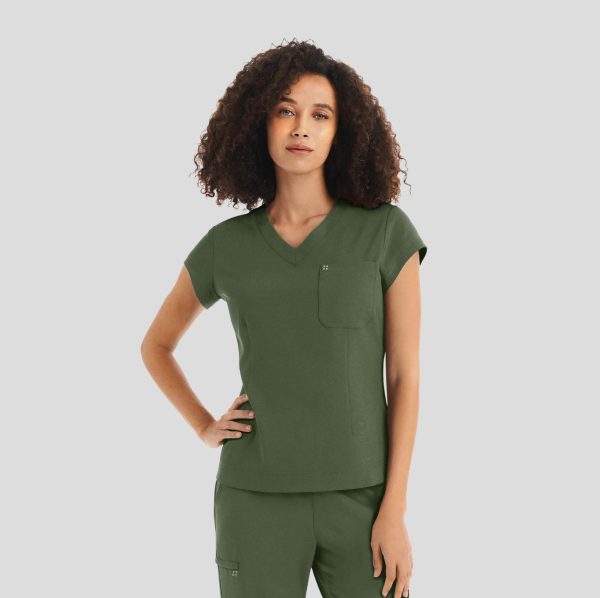 White Cross CRFT Scrub WT128 OLIVO