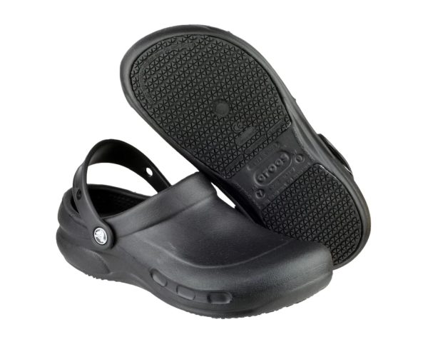 Crocs Zapatos 10075 Bistro Work Clog Black - Image 2