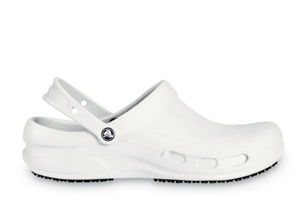 Crocs Zapatos 10075 Bistro Work Clog White