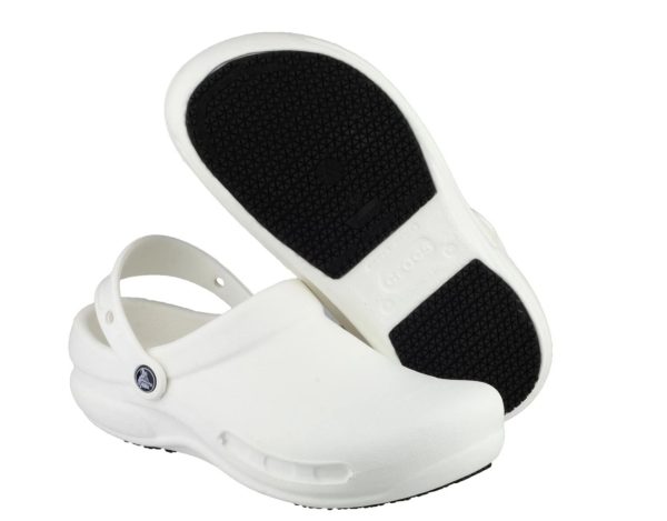 Crocs Zapatos 10075 Bistro Work Clog White - Image 2