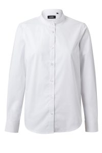 Velilla Camisa Cuello Tirilla Stretch ML Mujer Blanco