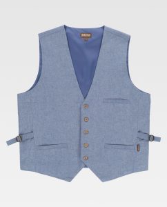 Workteam Chaleco B9034 Vaquero Claro