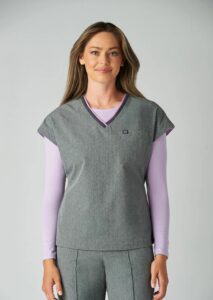 Koi Basics Scrub Top 1145 Heather Grey