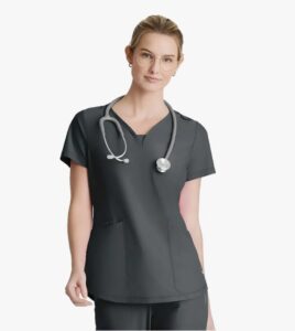 Skechers Scrub Top SKT220 Pewter