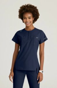 Skechers Scrub Top SKT284 Navy