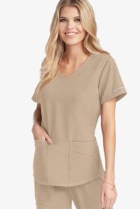 Skechers Scrub Top SK101 Khaki