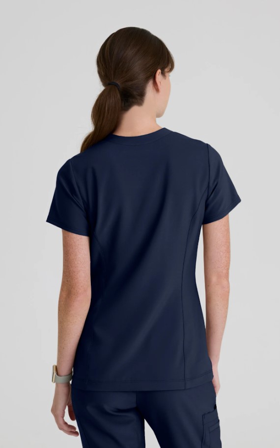 Grey's Anatomy™ Scrub Top GSST298 Indigo - Image 2
