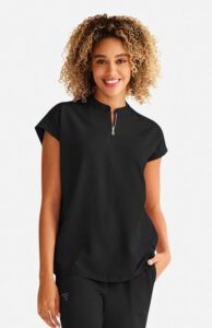 Healing Hands HH360 Scrub Top Sandy 2286 Black