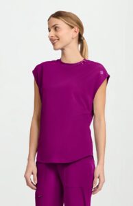 Med Couture Scrub Top MC703 Plum Royale