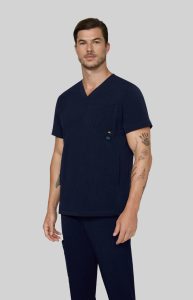 Koi Solis Scrub Top 674 Navy