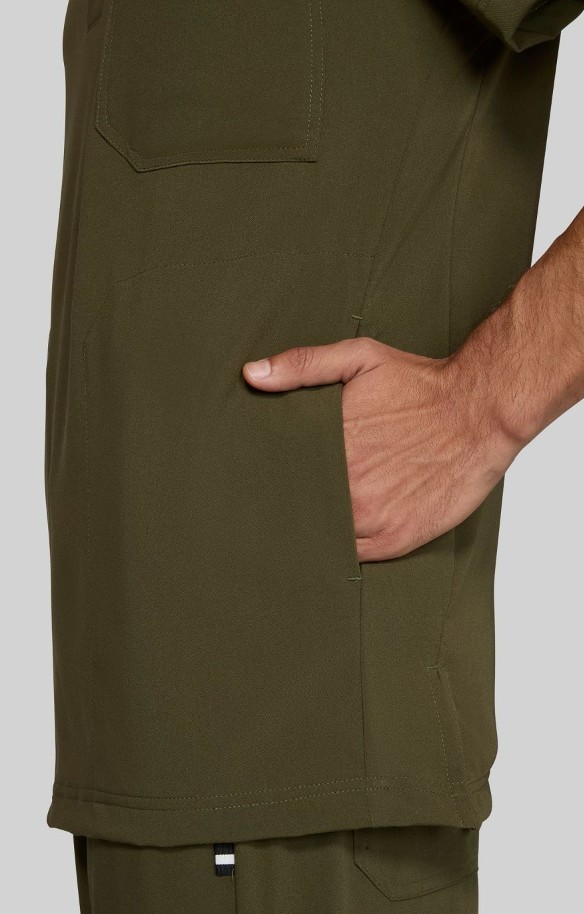 Koi Next Gen Scrub 676 Olive Green - Image 3