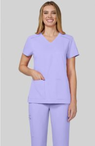 Koi Cureology Scrub Top C101 Digital Lavender