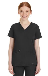 Healing Hands HH Works Scrub Top 2530 Black
