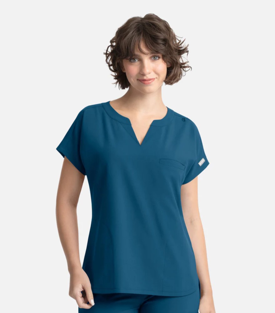 Maevn Momentum Scrub Top 5003 Caribbean