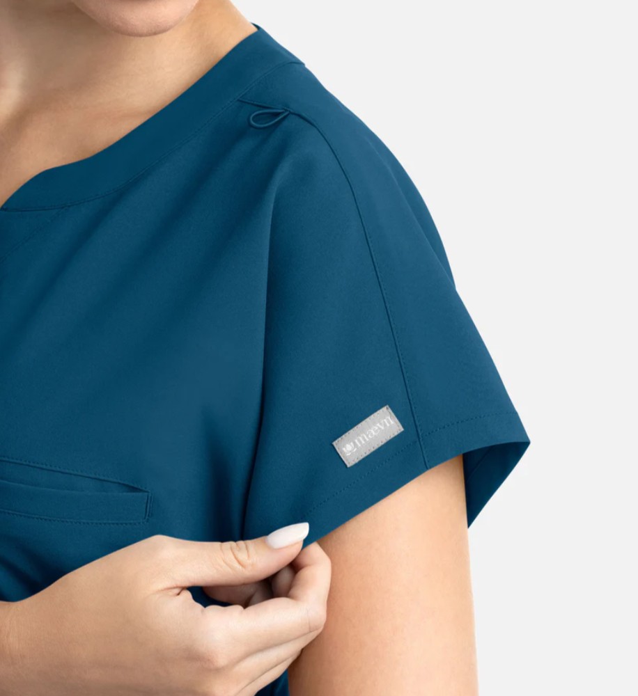 Maevn Momentum Scrub Top 5003 Caribbean - Image 4