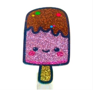 sassybadge Portagafete Dazzlers Popsicle ID Badge Reel