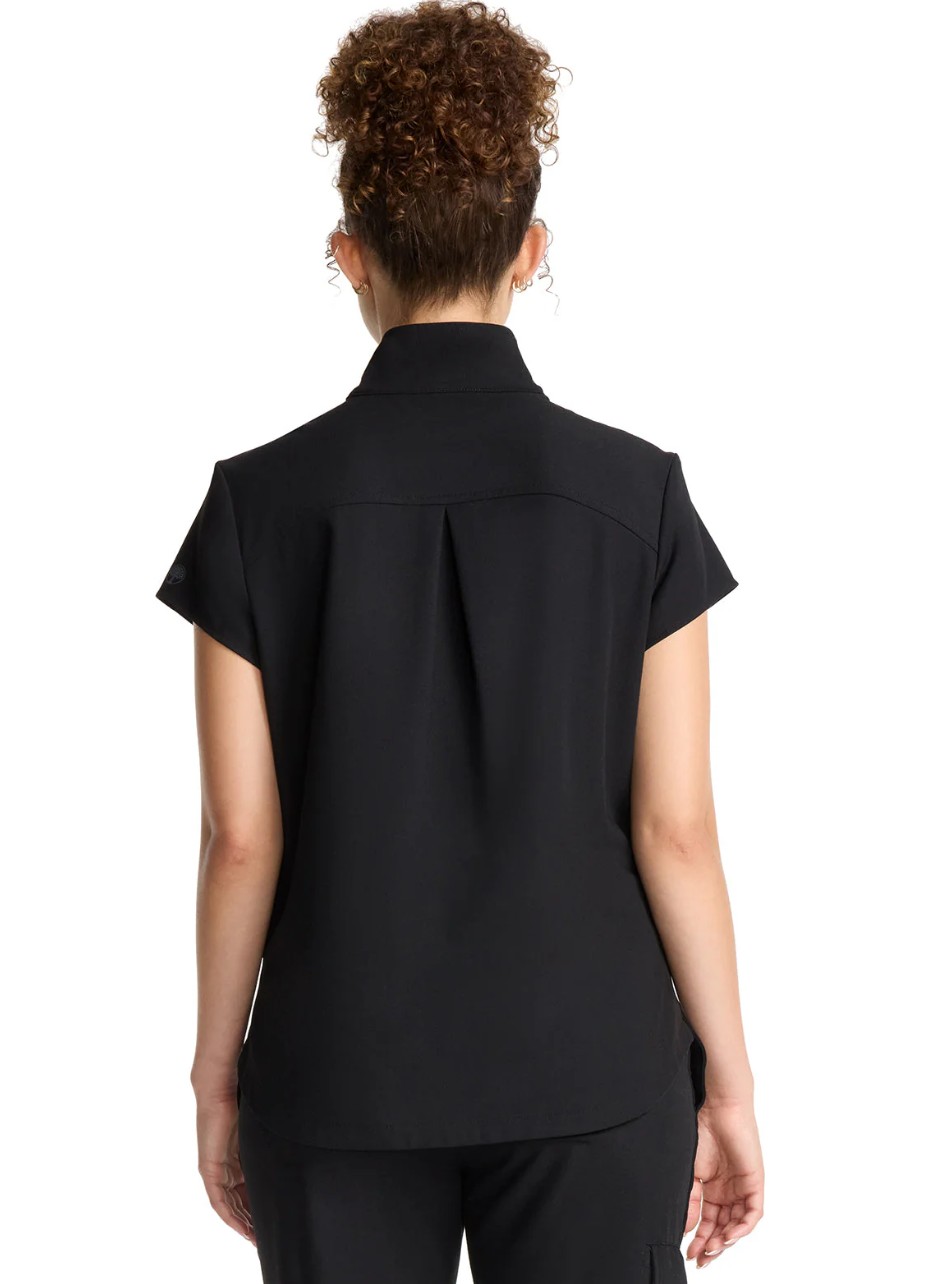 Healing Hands Quest Scrub Top HH752 Black - Image 3