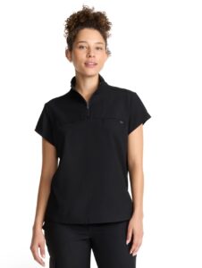 Healing Hands Quest Scrub Top HH752 Black