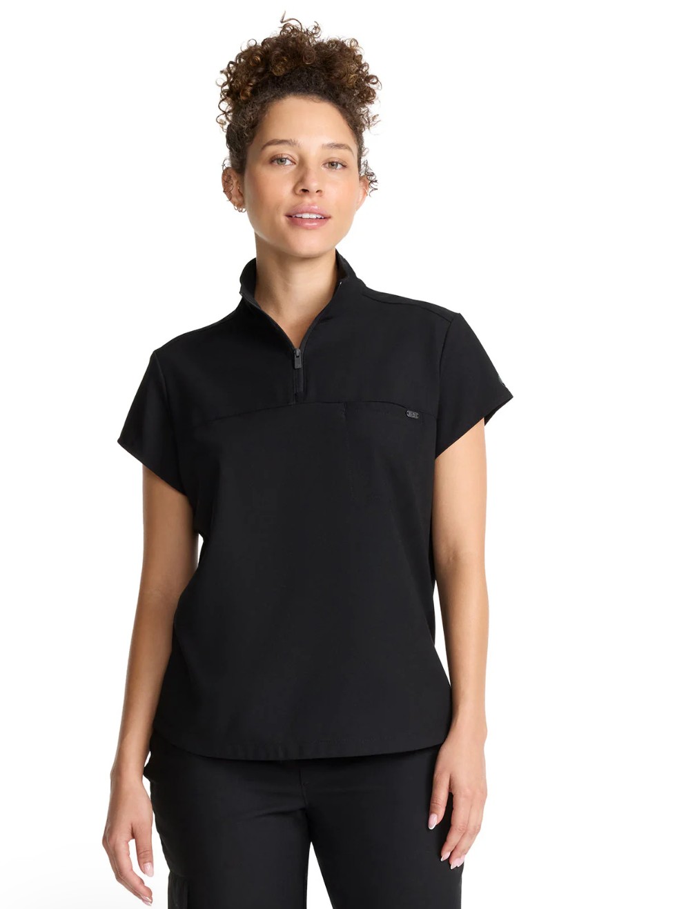 Healing Hands Quest Scrub Top HH752 Black