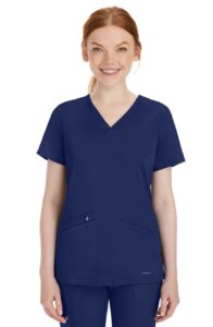 Healing Hands HH Works Scrub Top 2530 Navy