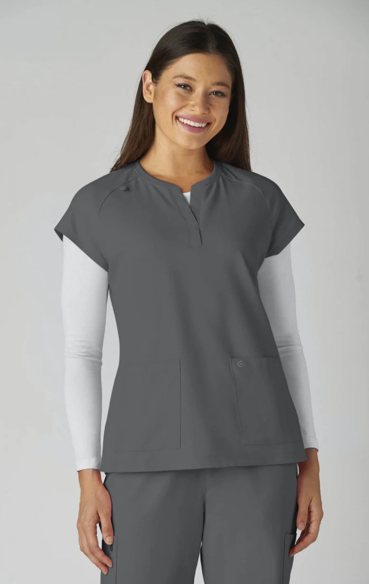 Koi Cureology Scrub Top C102 Pewter