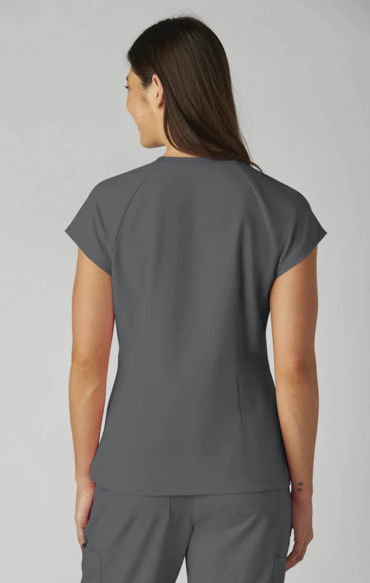 Koi Cureology Scrub Top C102 Pewter - Image 2