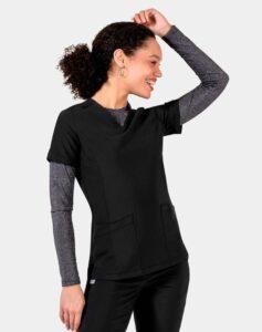 EPIC Scrub Top 4801 Black