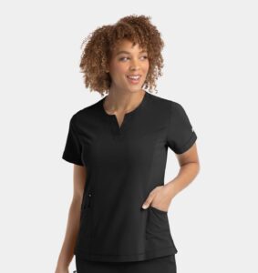 Epic Scrub Top 4802 Black