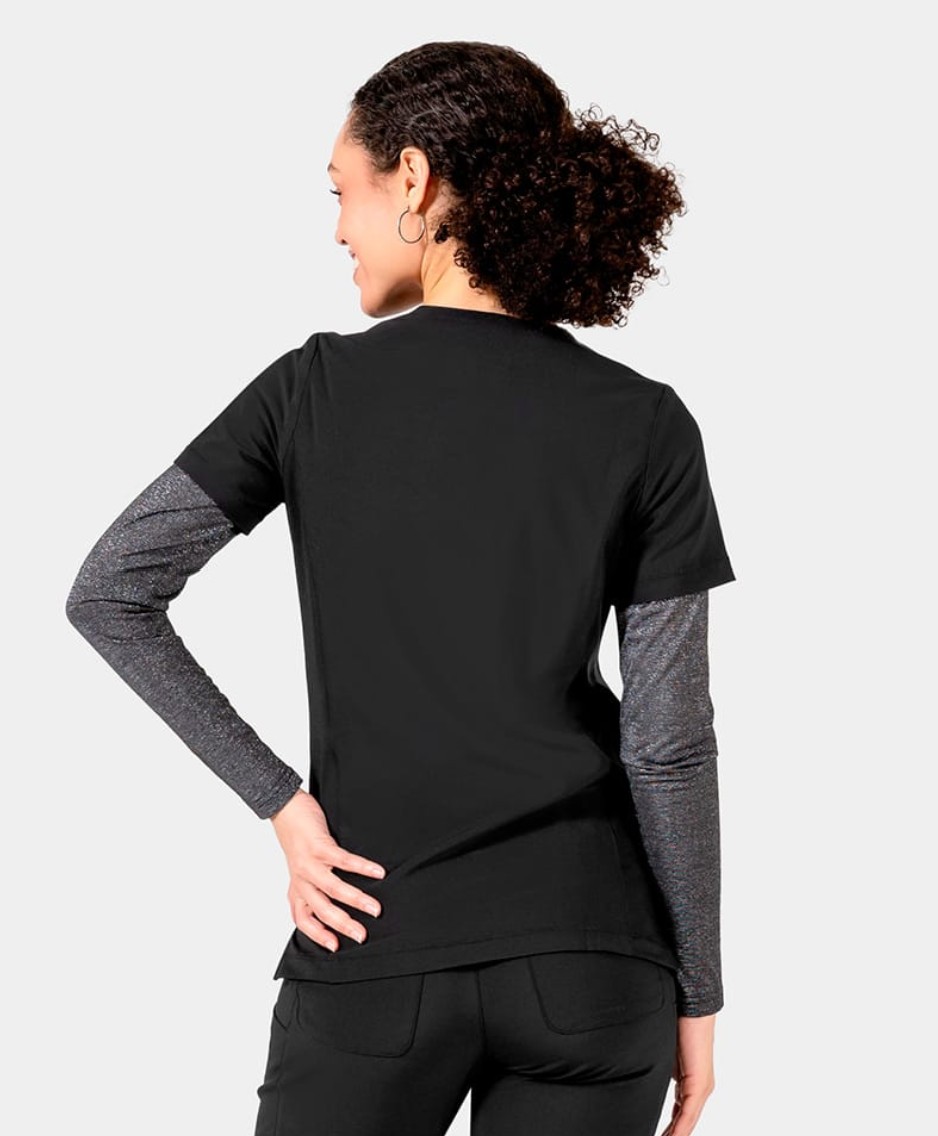 EPIC Scrub Top 4801 Black - Image 2