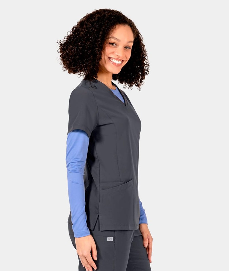 EPIC Scrub Top 4801 Pewter - Image 3