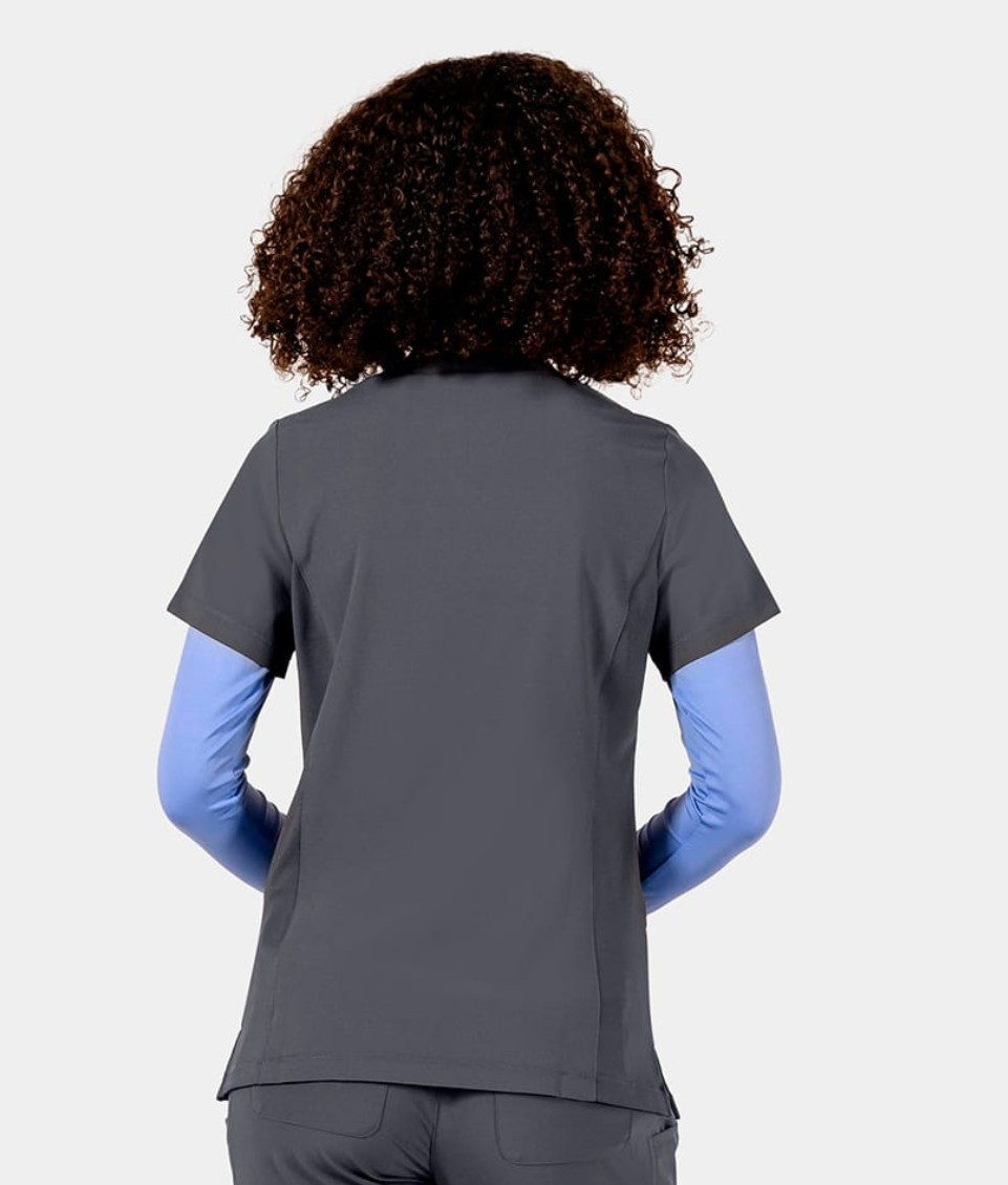 EPIC Scrub Top 4801 Pewter - Image 2