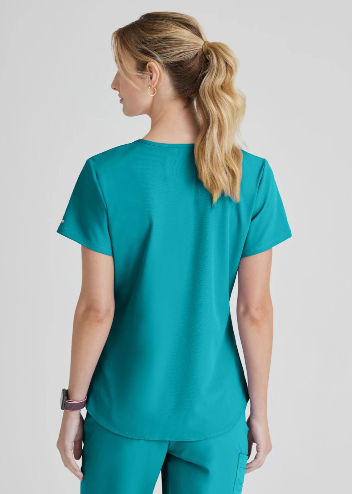 Skechers Scrub Top SK101 Teal - Imagen 3