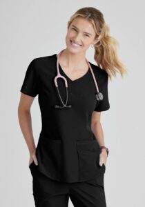 Skechers Scrub Top SK101 Black