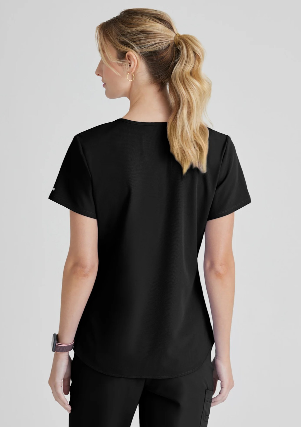 Skechers Scrub Top SK101 Black - Imagen 2