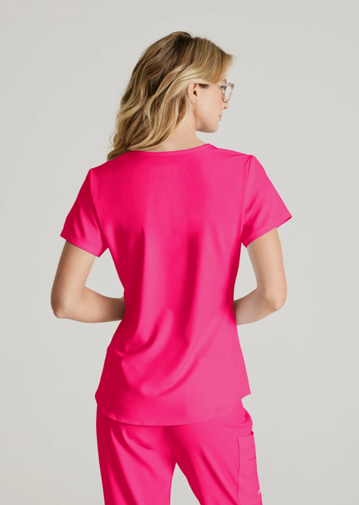 Skechers Scrub Top SK101 Vibrance Pink - Imagen 4