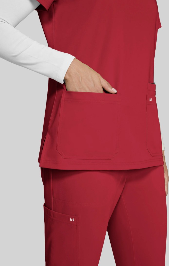 Koi Next Gen Scrub Top 1019 Ruby - Imagen 3