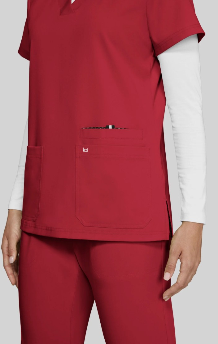 Koi Next Gen Scrub Top 1019 Ruby - Imagen 2