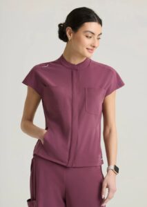 Grey’s Anatomy Cultivate Scrub Top GRGT320 Dusty Port