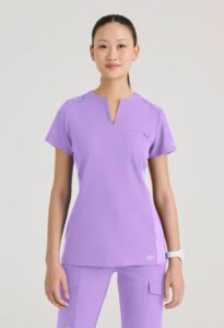 Skechers By Barco Scrub Top SKT312 Luxe Lavender