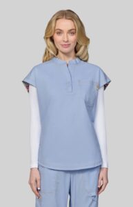 Koi Scrub Top 1148 Glass Blue