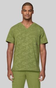 Koi Solis Scrub 678PR Camo Martini Olive